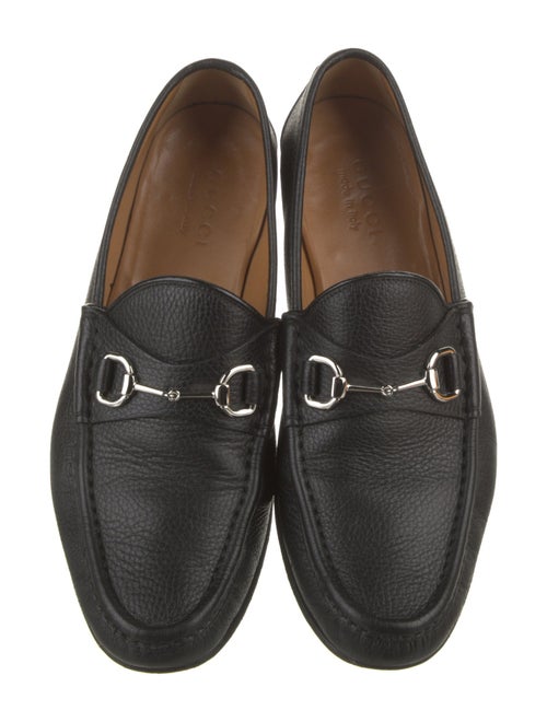Gucci Horsebit Accent Leather Loafers