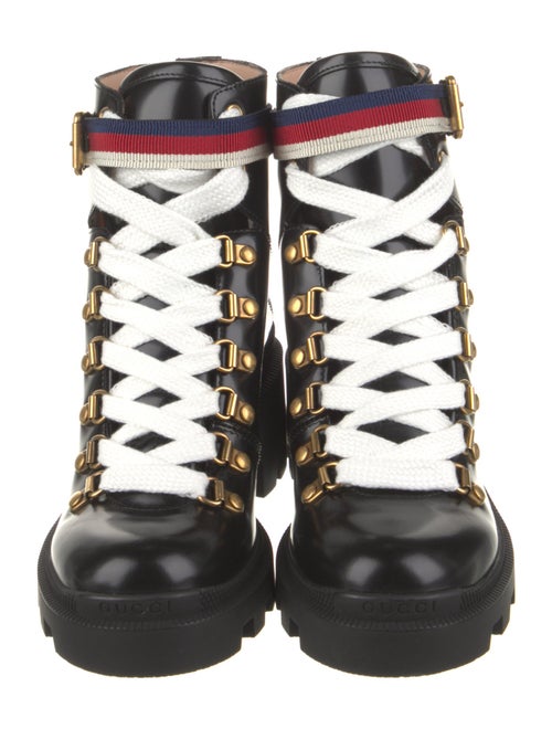 Gucci Leather Hiking Boots