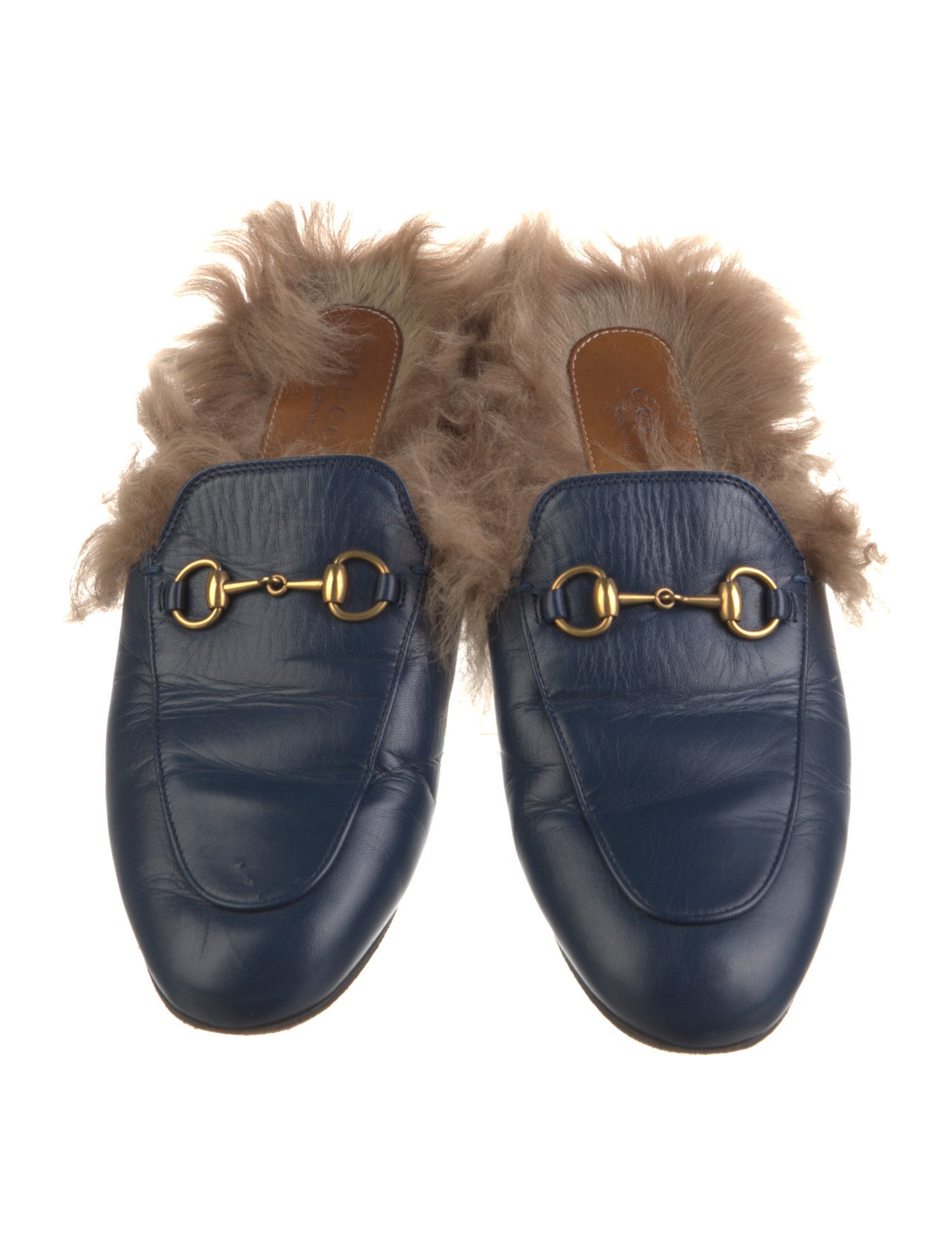 Gucci Princetown Horsebit Accent Mules
