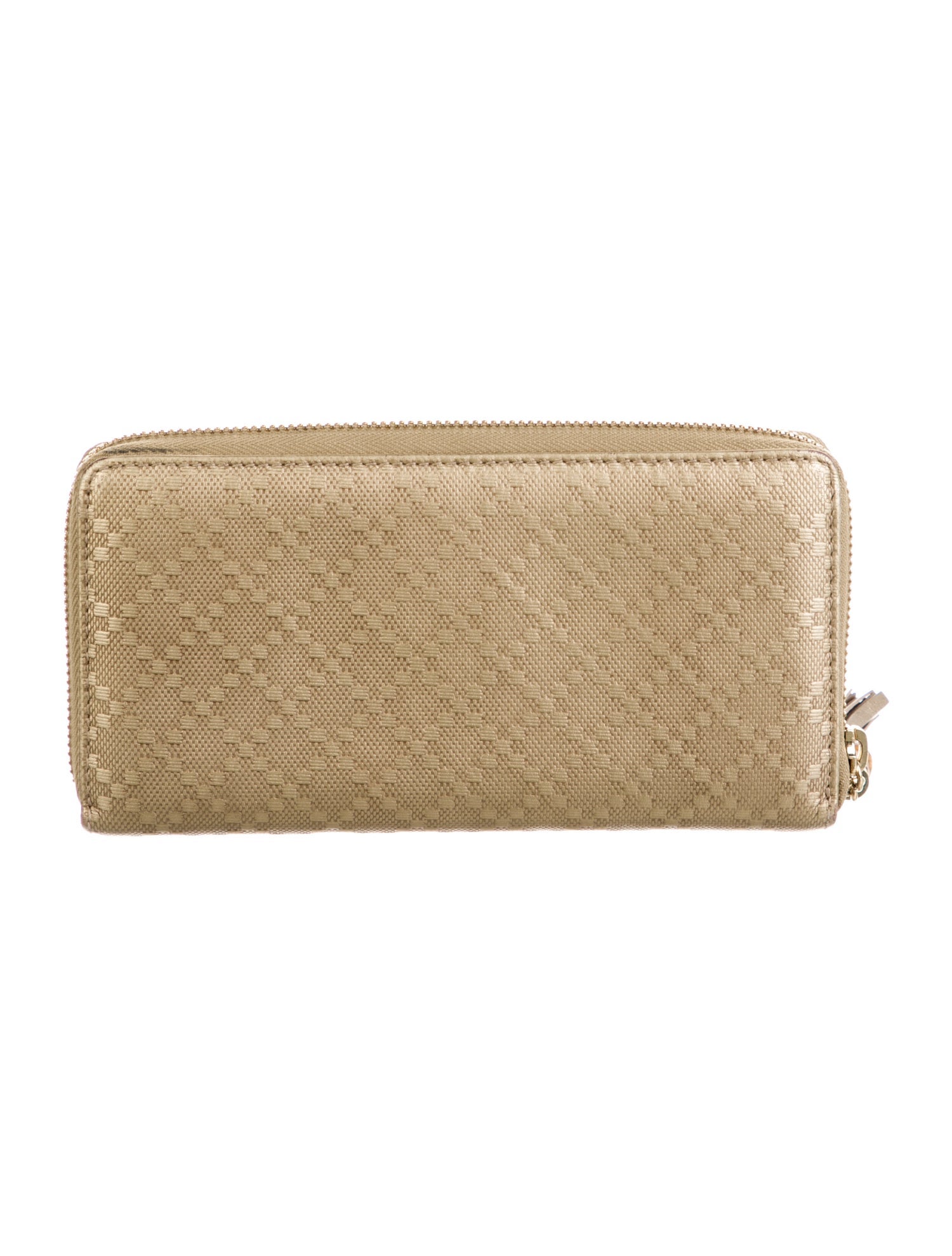 Gucci Diamante Print Embossed Leather Wallet