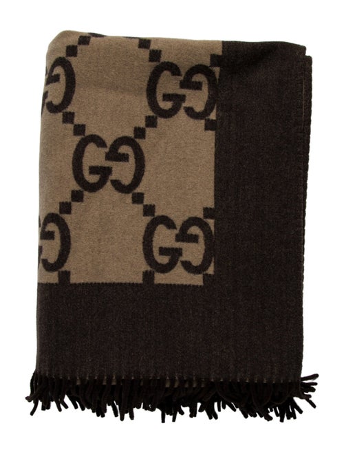 Gucci Reversible GG Throw Blanket