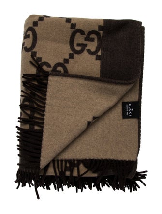 Gucci Reversible GG Throw Blanket