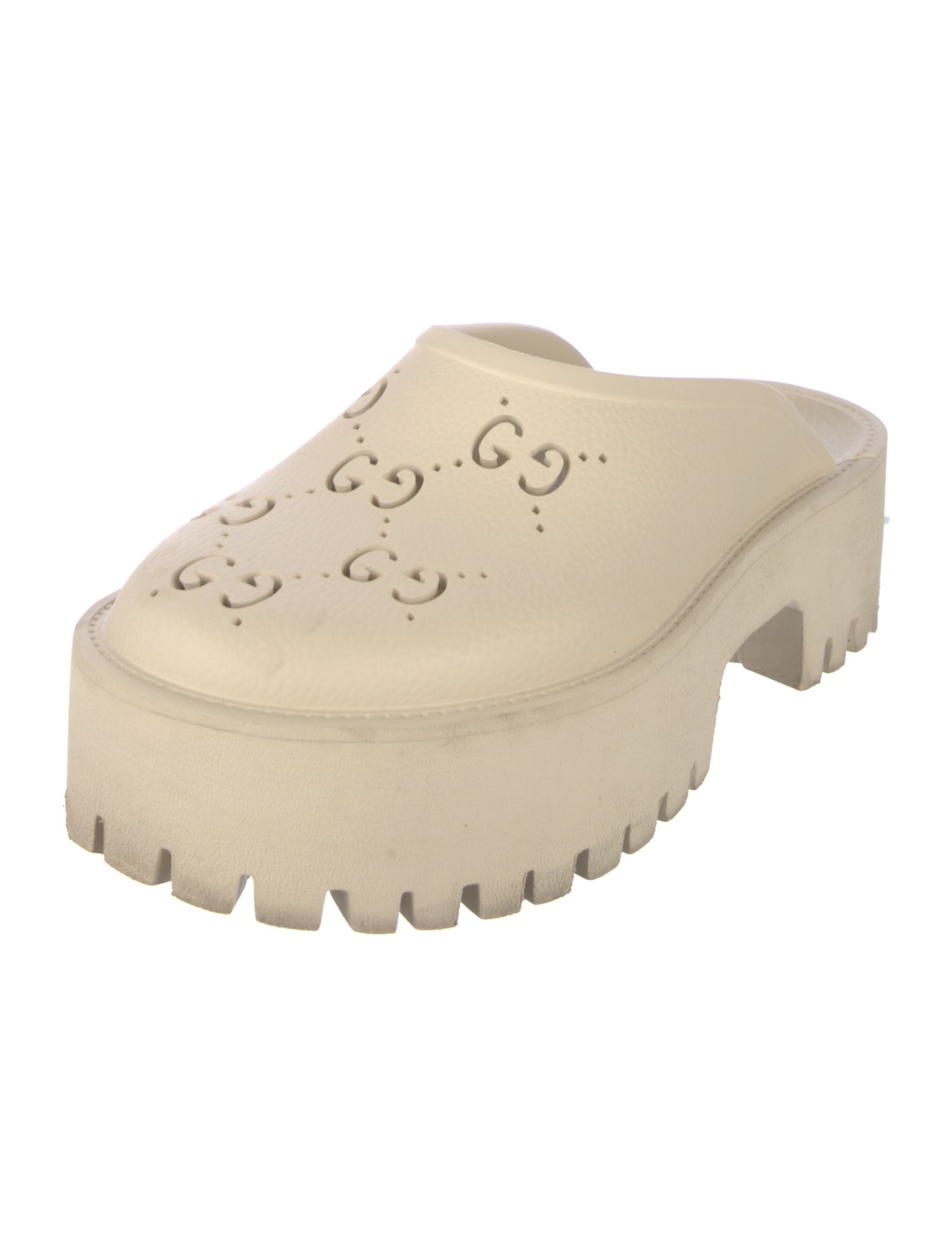 Gucci GG Logo Rubber Mules