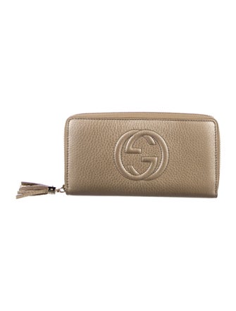 Gucci Interlocking G Logo Leather Wallet