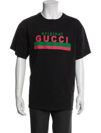 Gucci Web Accent Graphic Print T-Shirt