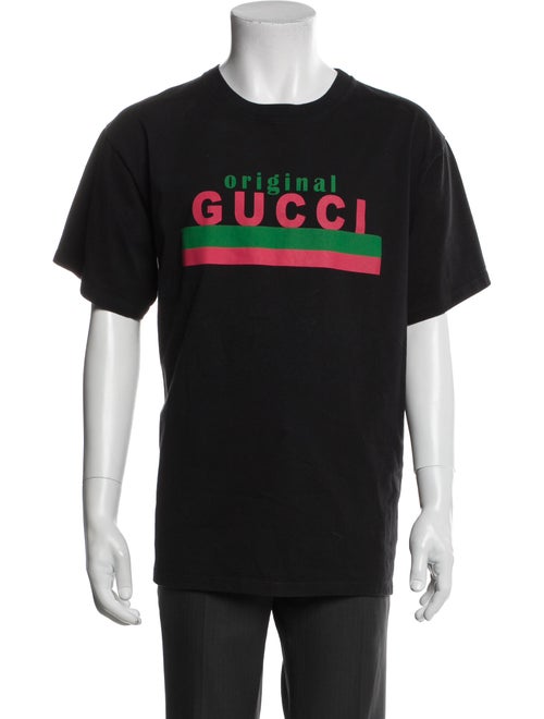 Gucci Web Accent Graphic Print T-Shirt