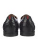 Gucci Web Accent Leather Derby Shoes
