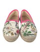Gucci Flora Print Canvas Espadrilles