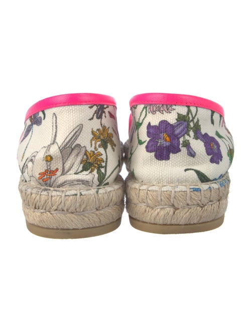 Gucci Flora Print Canvas Espadrilles