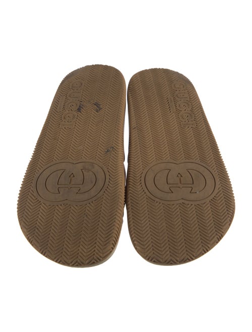 Gucci Web Accent Rubber Slides