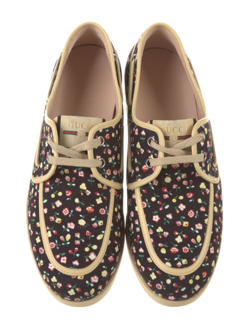 Gucci Flora Print Canvas Sneakers