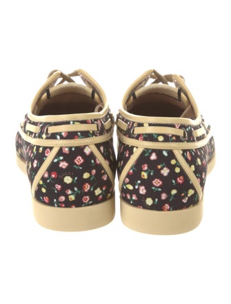 Gucci Flora Print Canvas Sneakers