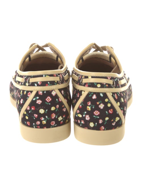 Gucci Flora Print Canvas Sneakers