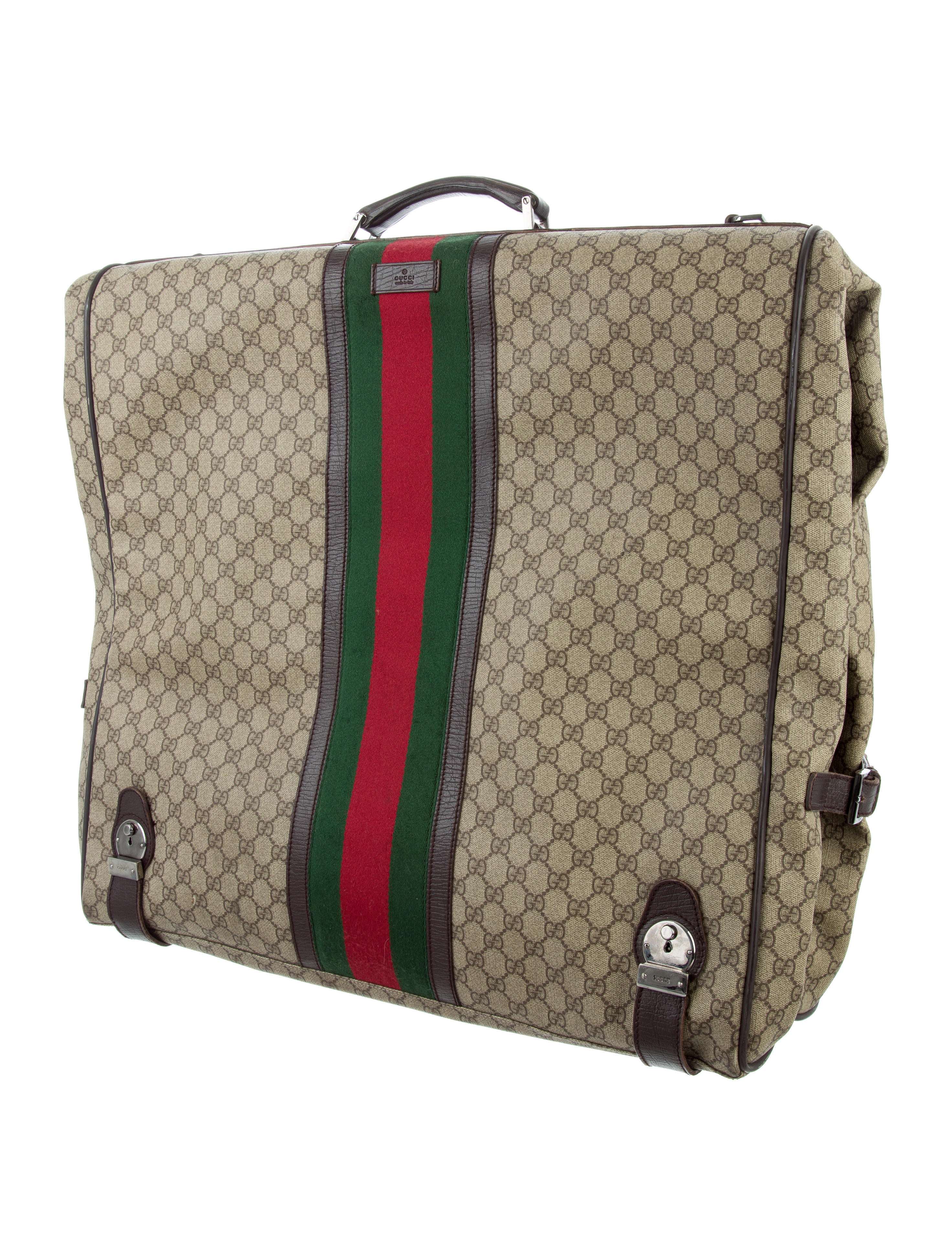 Gucci GG  Garment Bag Brown Luggage and Travel, Handbags GUC188144 The RealReal