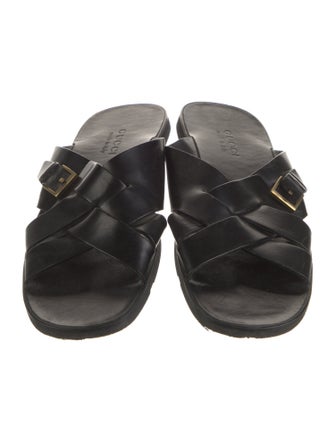 Gucci Leather Slides
