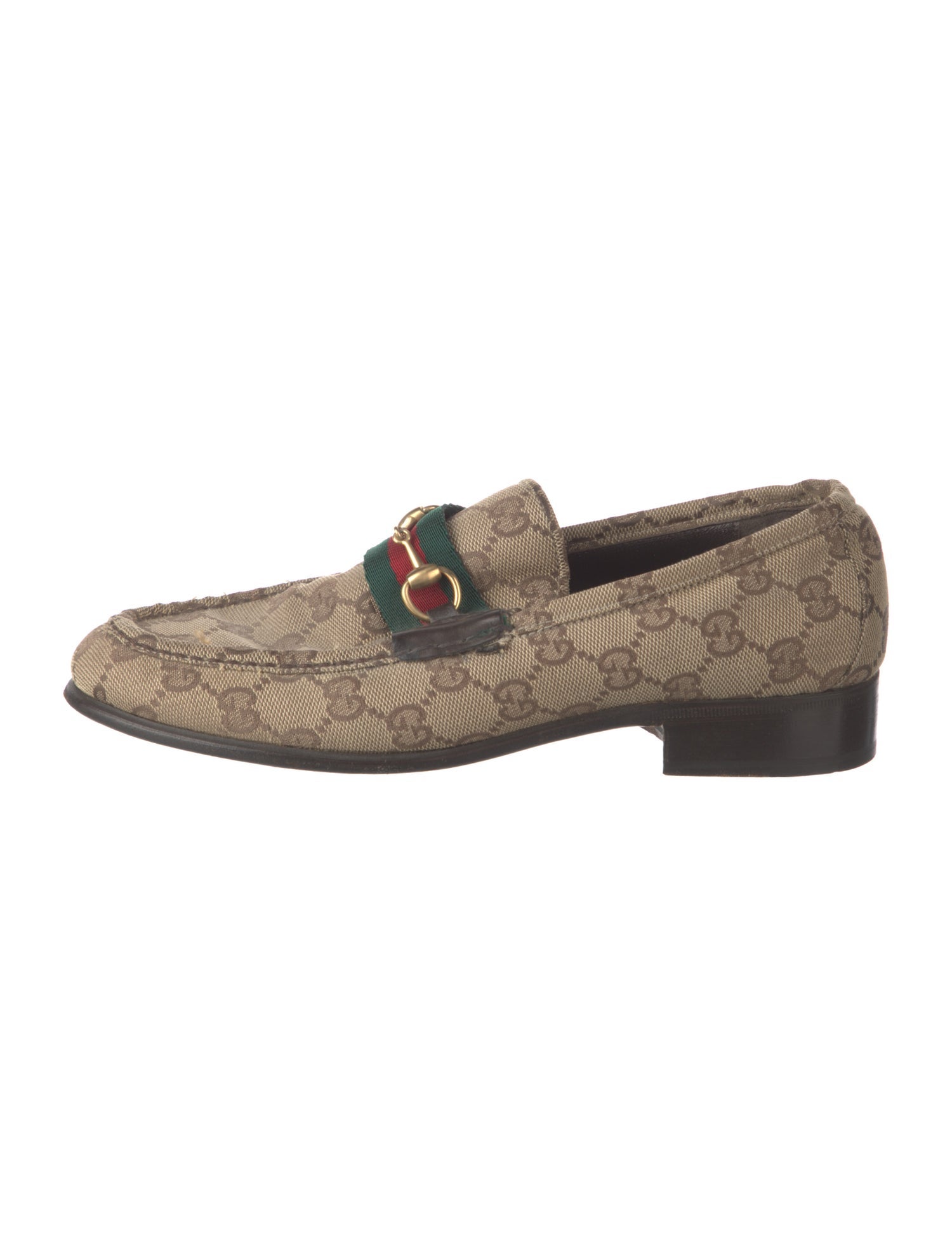 Gucci GG Canvas Canvas Loafers