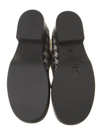 Gucci Tweed Printed Lace-Up Boots