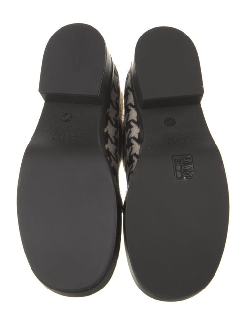 Gucci Tweed Printed Lace-Up Boots