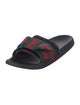 Gucci Web Accent Rubber Slides