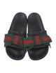 Gucci Web Accent Rubber Slides