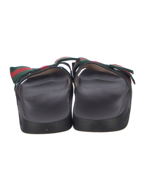 Gucci Web Accent Rubber Slides