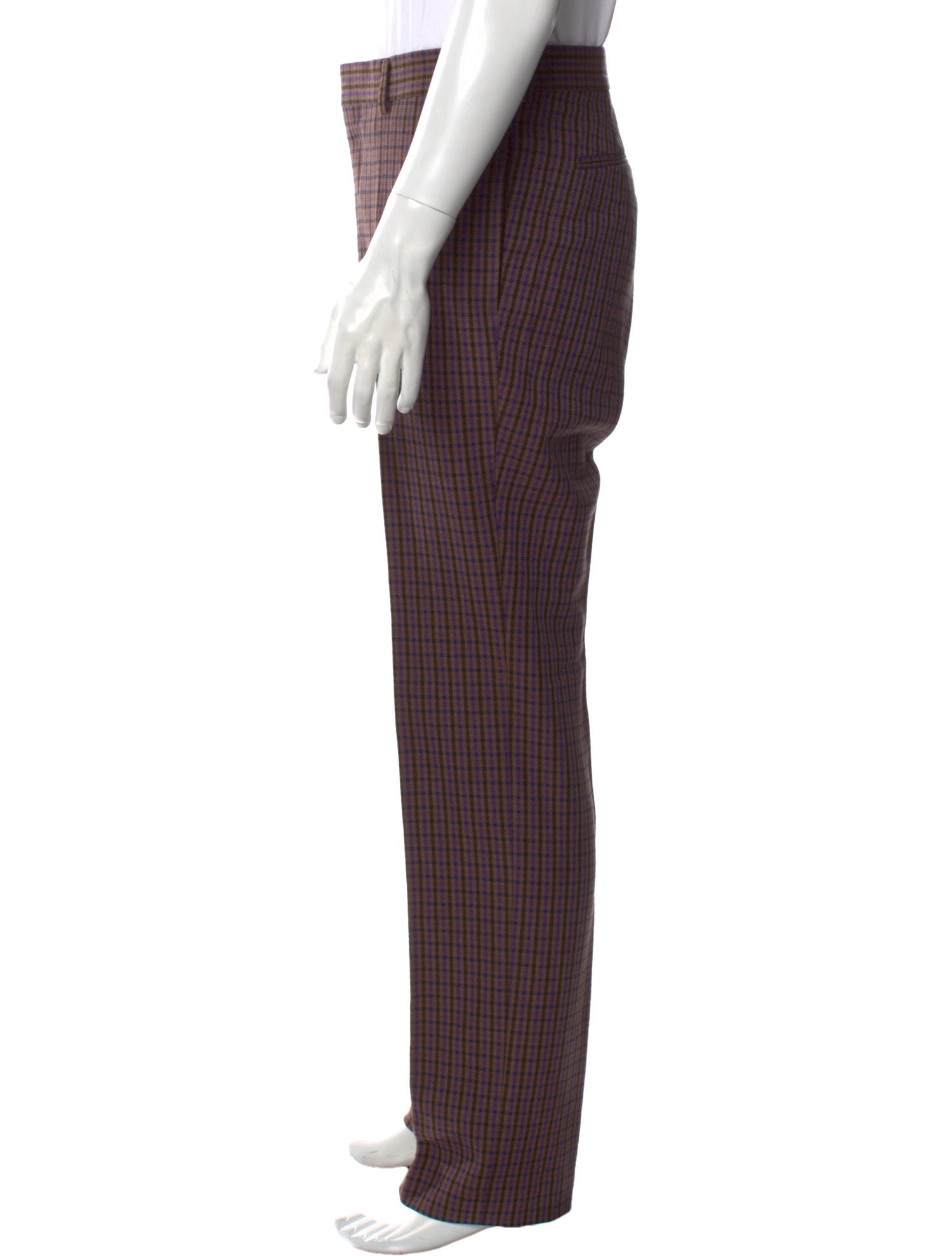 Gucci Plaid Print Pants