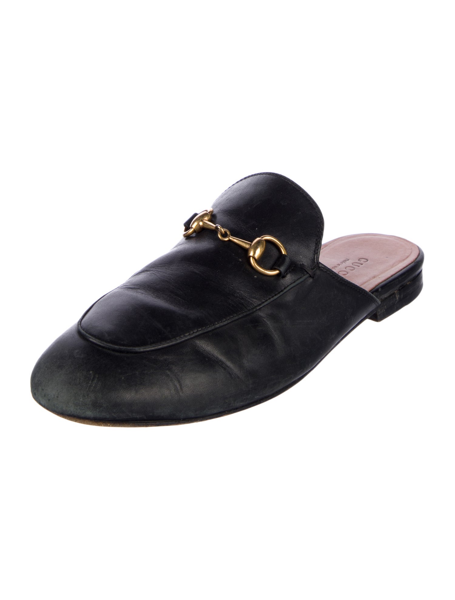 Gucci Princetown Horsebit Accent Mules