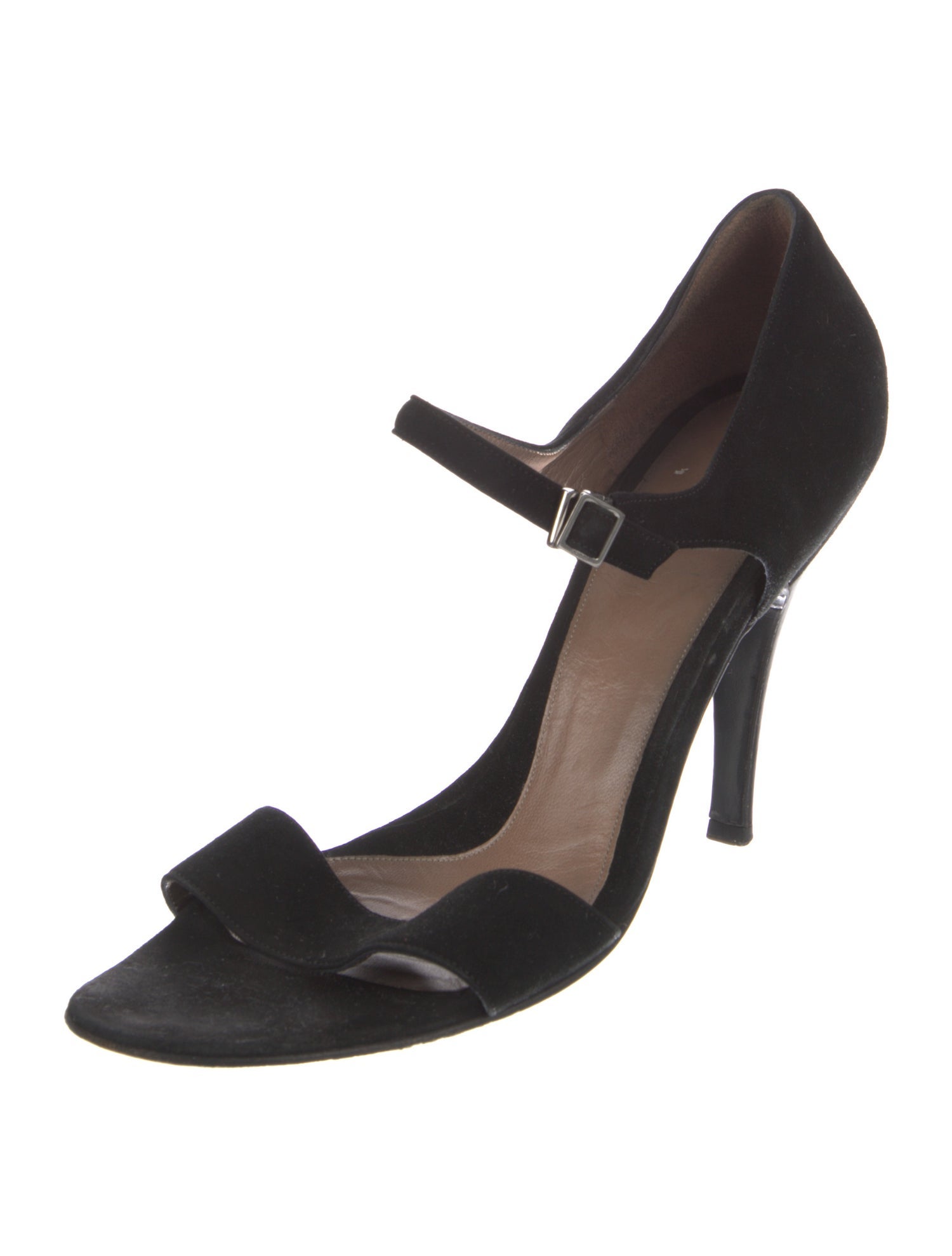 Gucci Suede D'Orsay Pumps