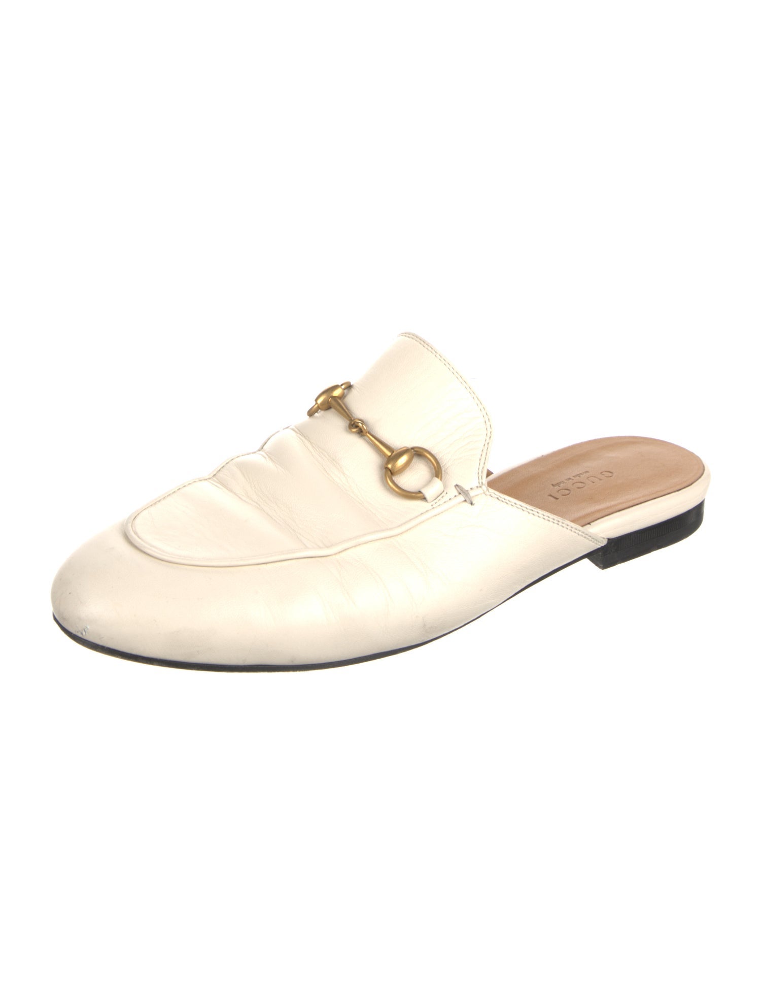 Gucci Horsebit Accent Leather Mules