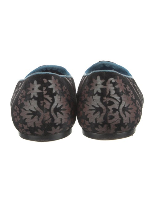 Gucci Velvet Printed Loafers