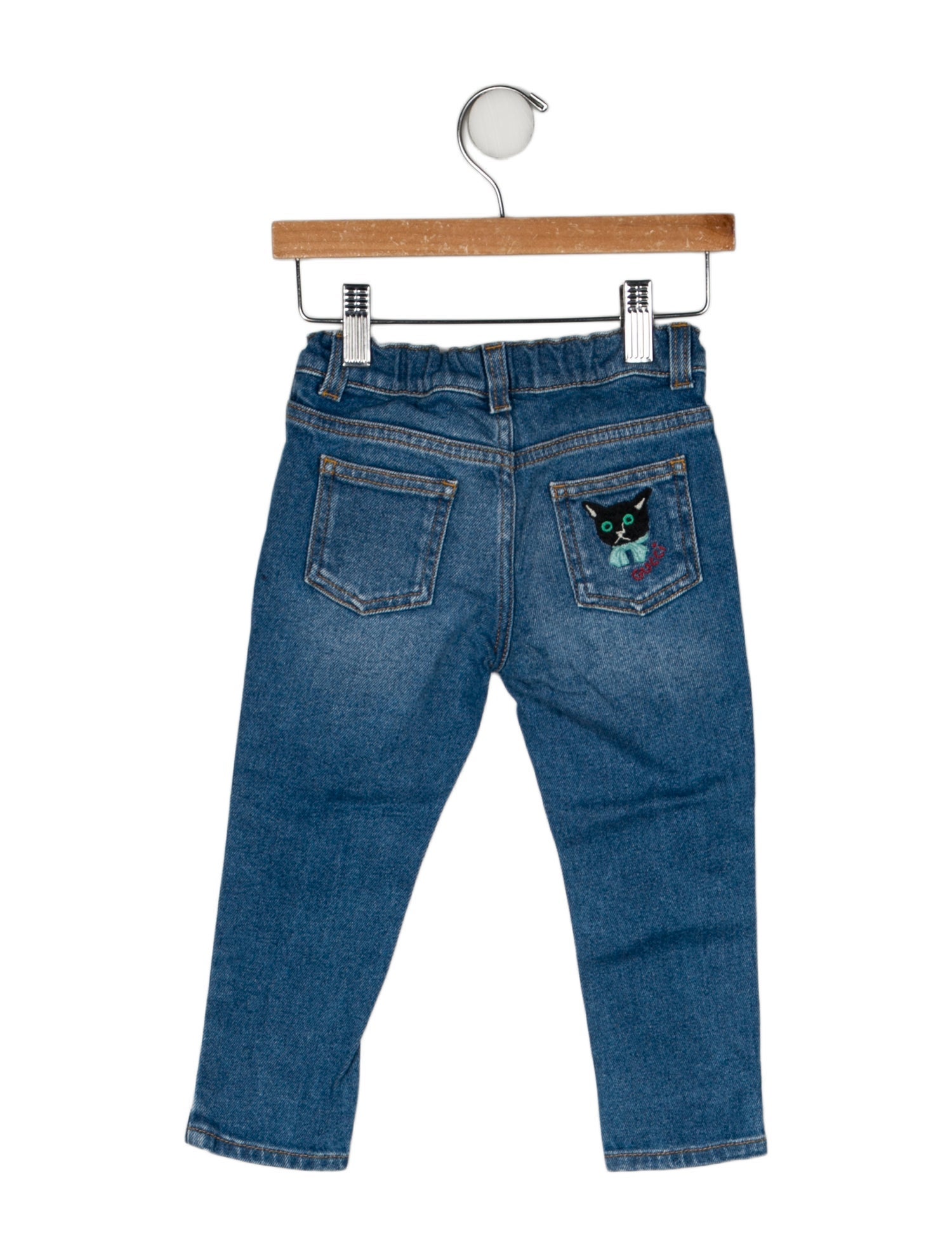 Gucci Infant Girls' Embroidered Jeans