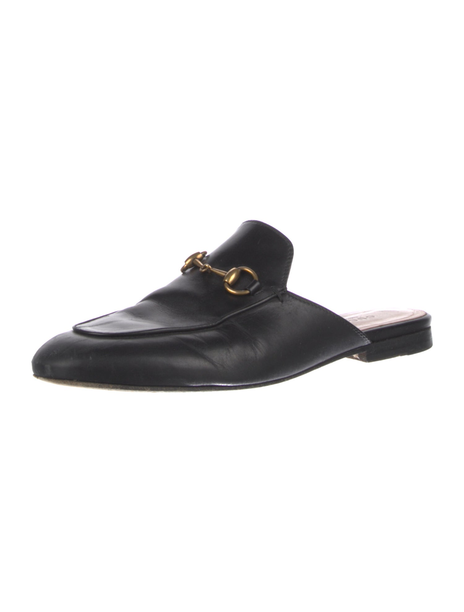 Gucci Princetown Horsebit Accent Mules