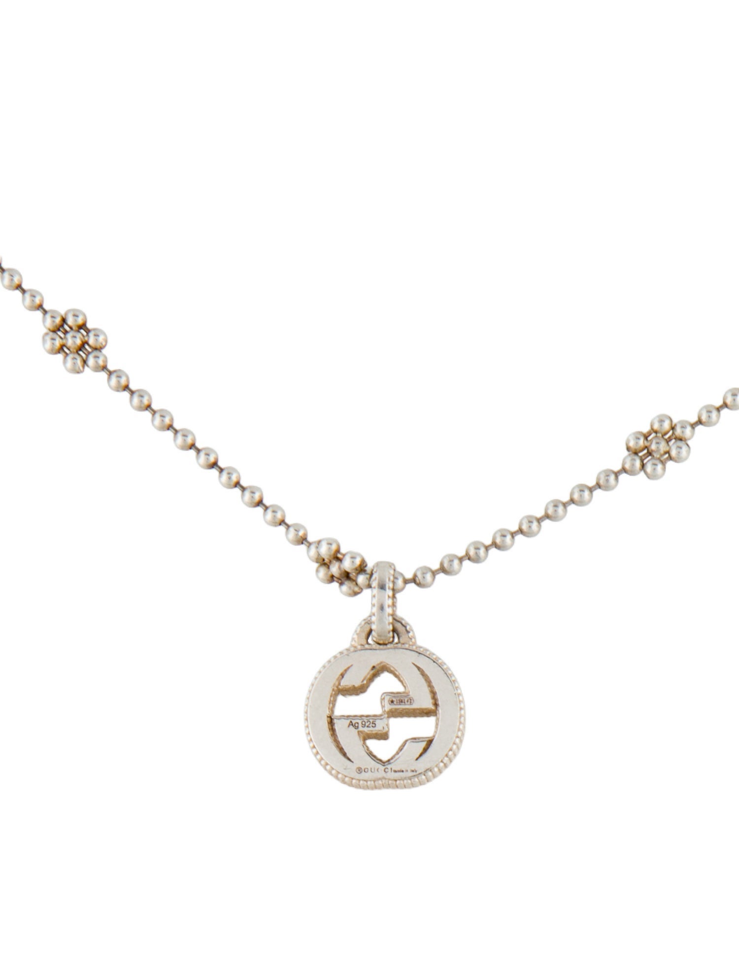 Gucci Interlocking G Pendant Necklace