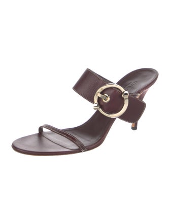 Gucci Leather Slides