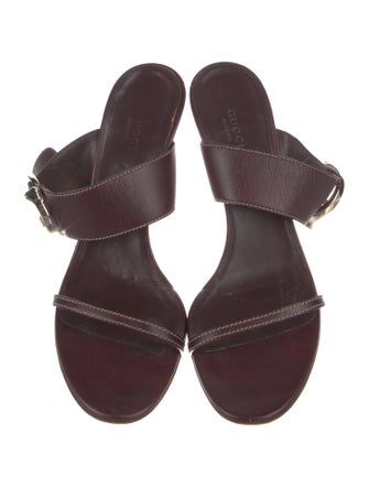 Gucci Leather Slides