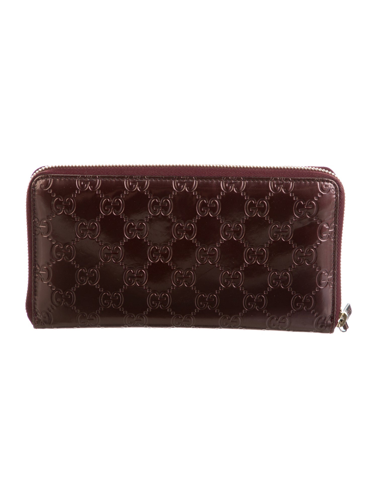 Gucci Vintage GG Embossed Continental Wallet