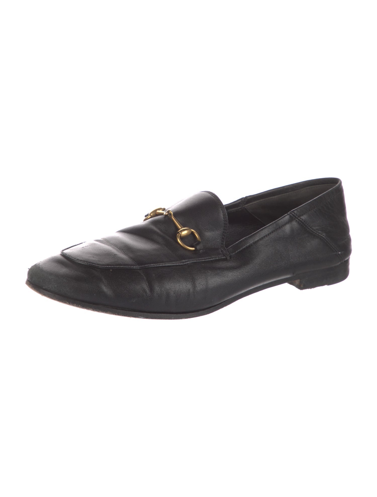 Gucci Brixton Horsebit Accent Loafers
