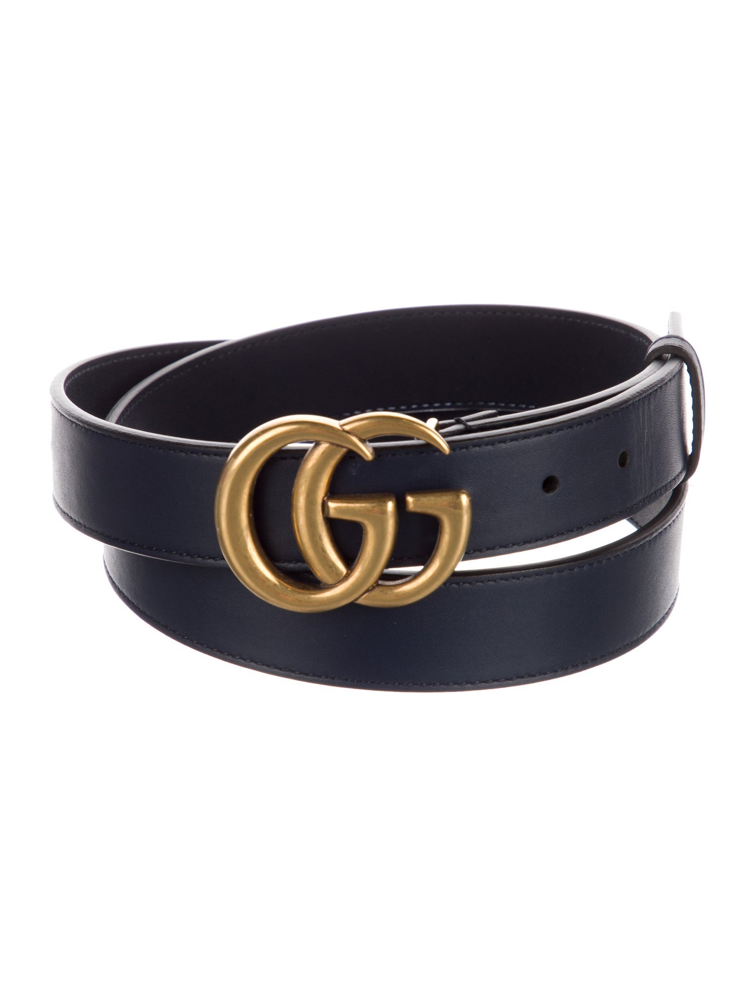 Gucci Double G Logo Leather Belt Kit