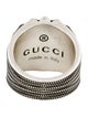 Gucci Interlocking G Engraved Cocktail Ring