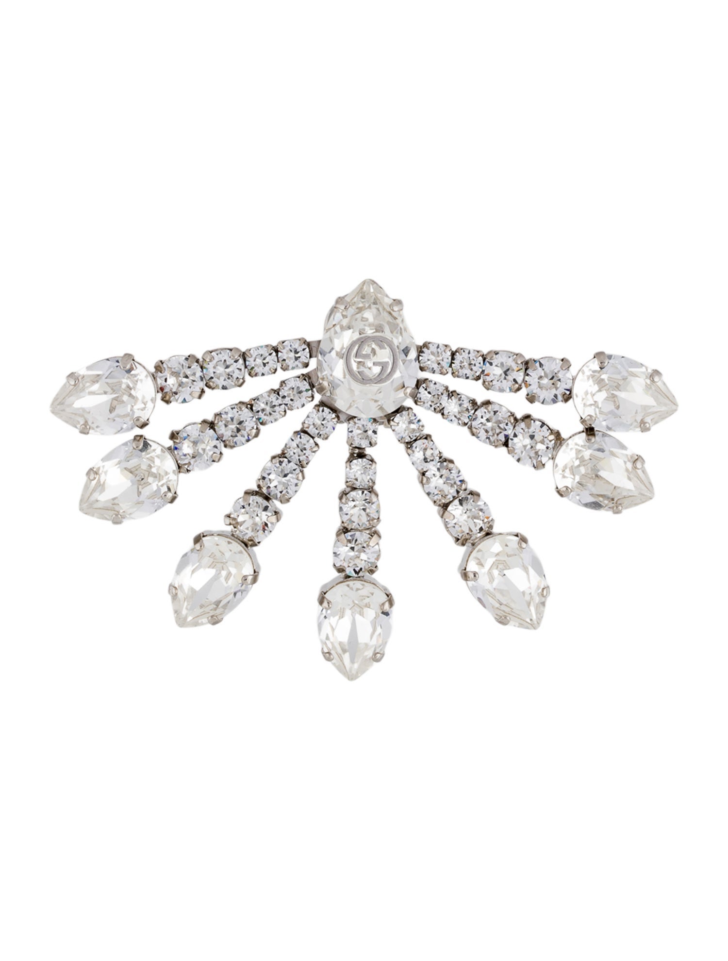 Gucci Crystal Single Clip On Earring