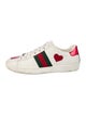 Gucci Web Accent Leather Sneakers
