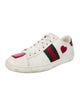 Gucci Web Accent Leather Sneakers