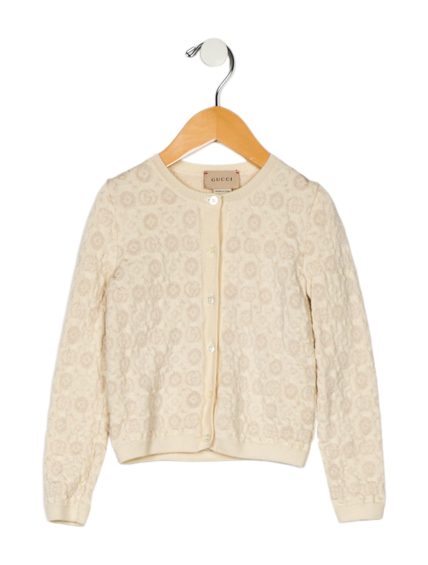 Gucci Girls' GG Knit Cardigan