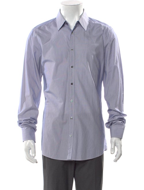 Gucci Striped Long Sleeve Dress Shirt