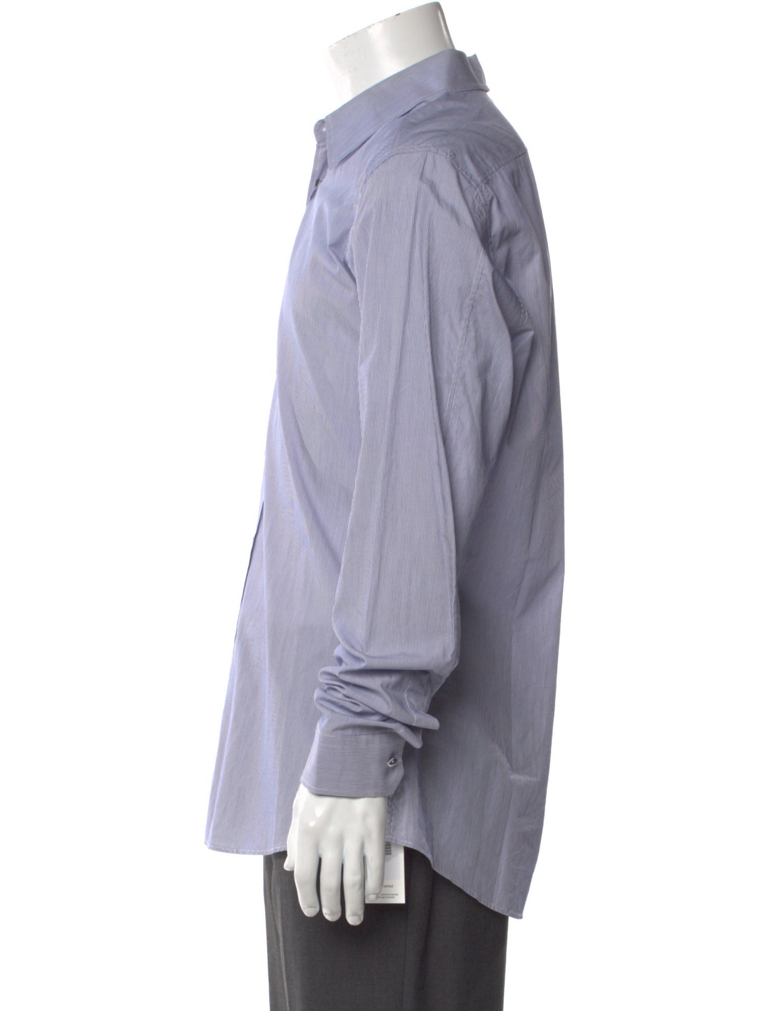 Gucci Striped Long Sleeve Dress Shirt