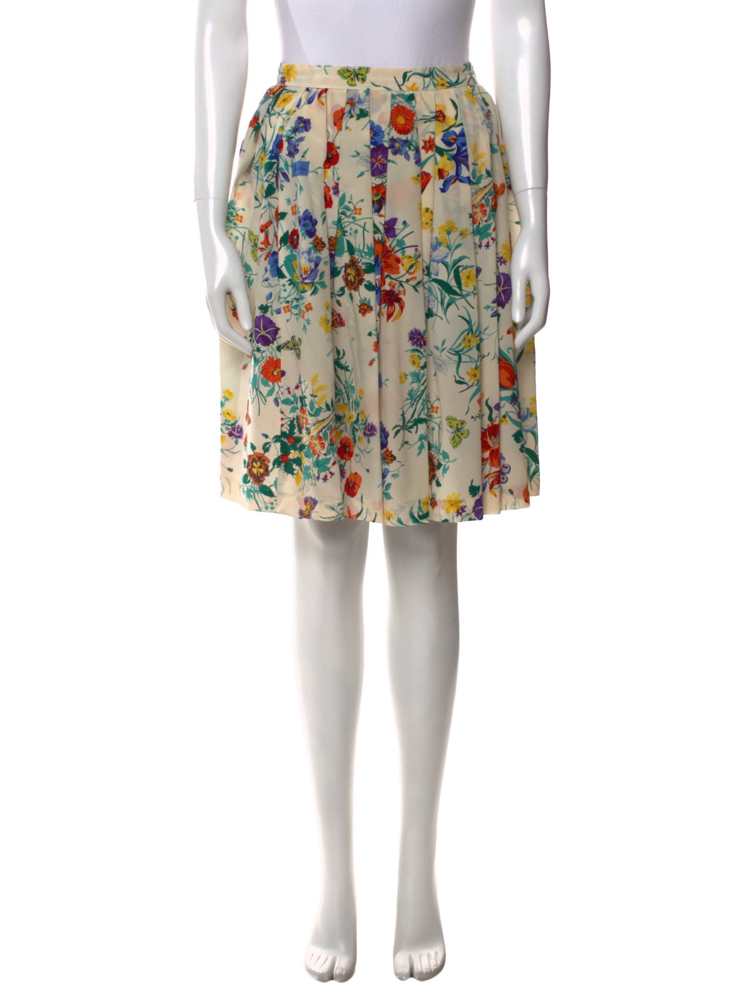 Gucci Silk Knee-Length Skirt