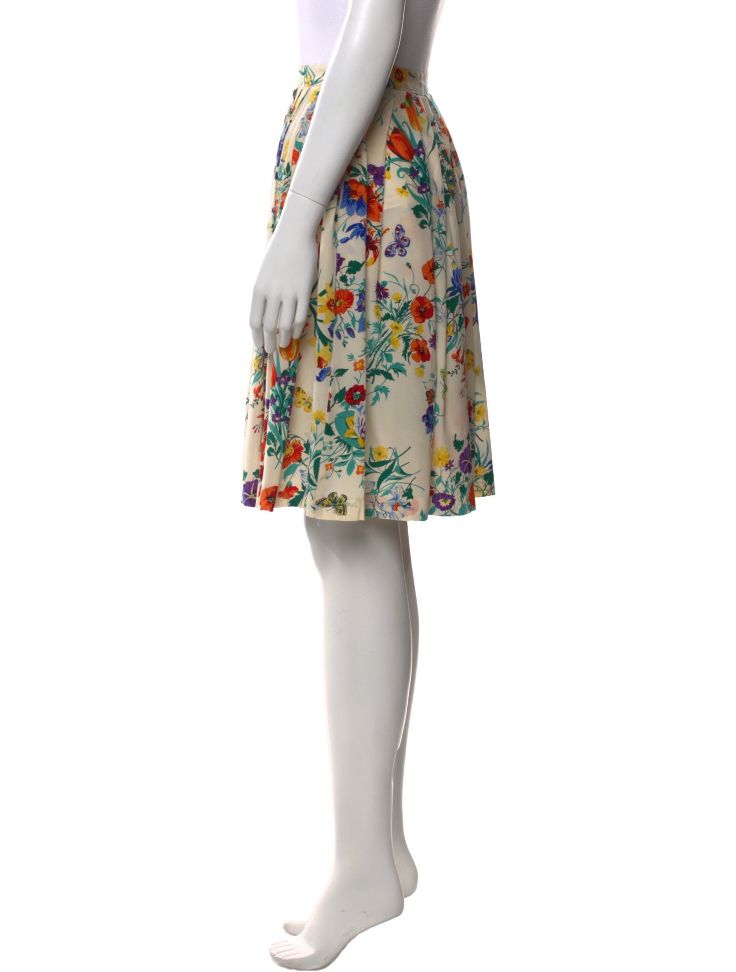 Gucci Silk Knee-Length Skirt