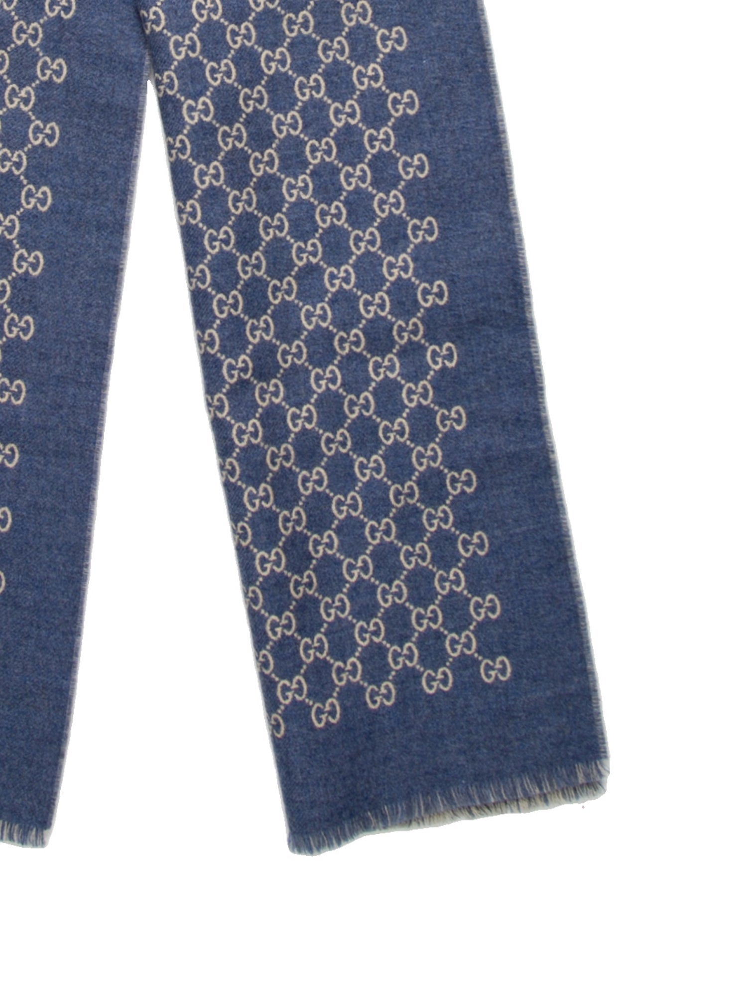 Gucci Wool GG Logo Scarf