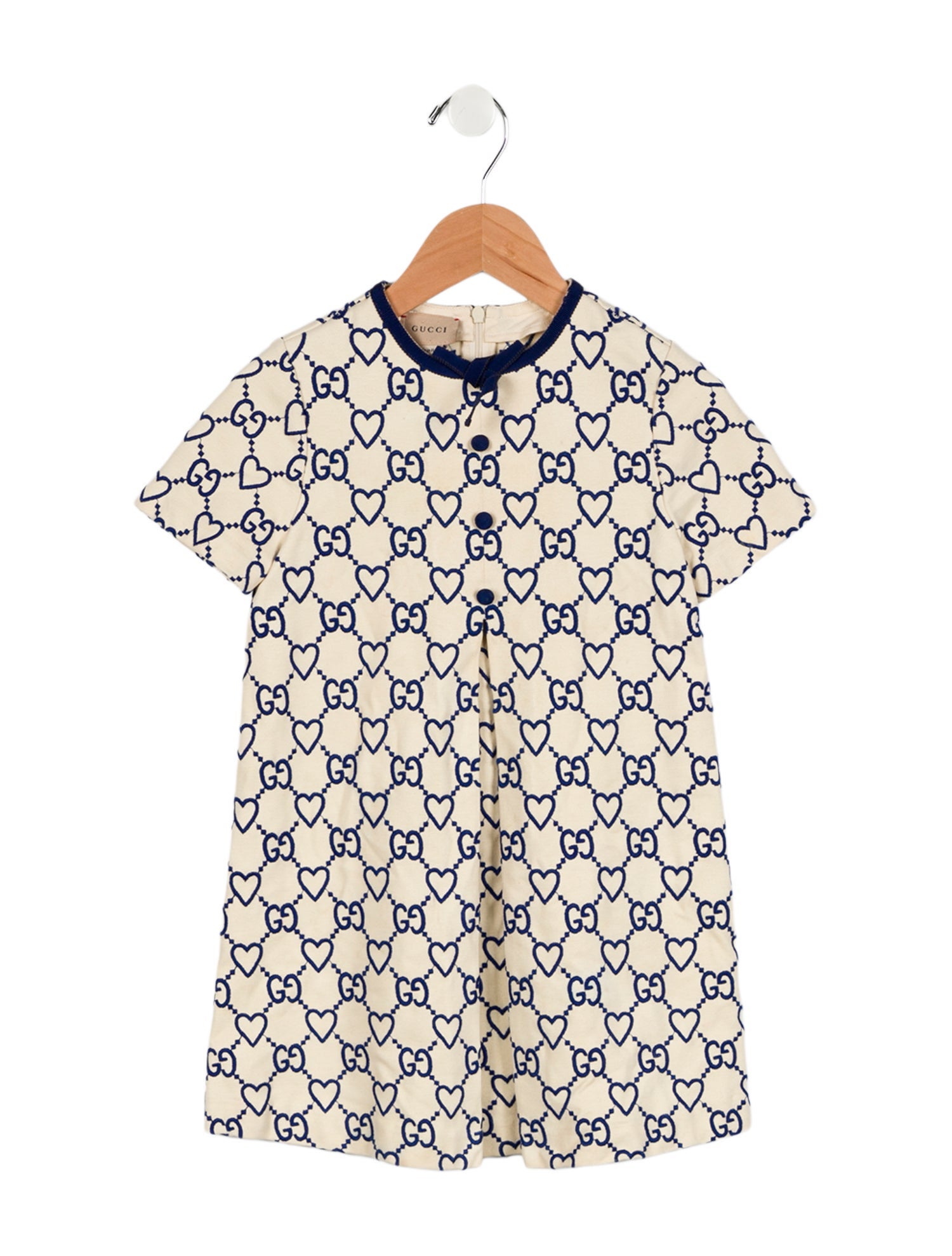 Gucci Toddler Girls' GG Embroidered Dress