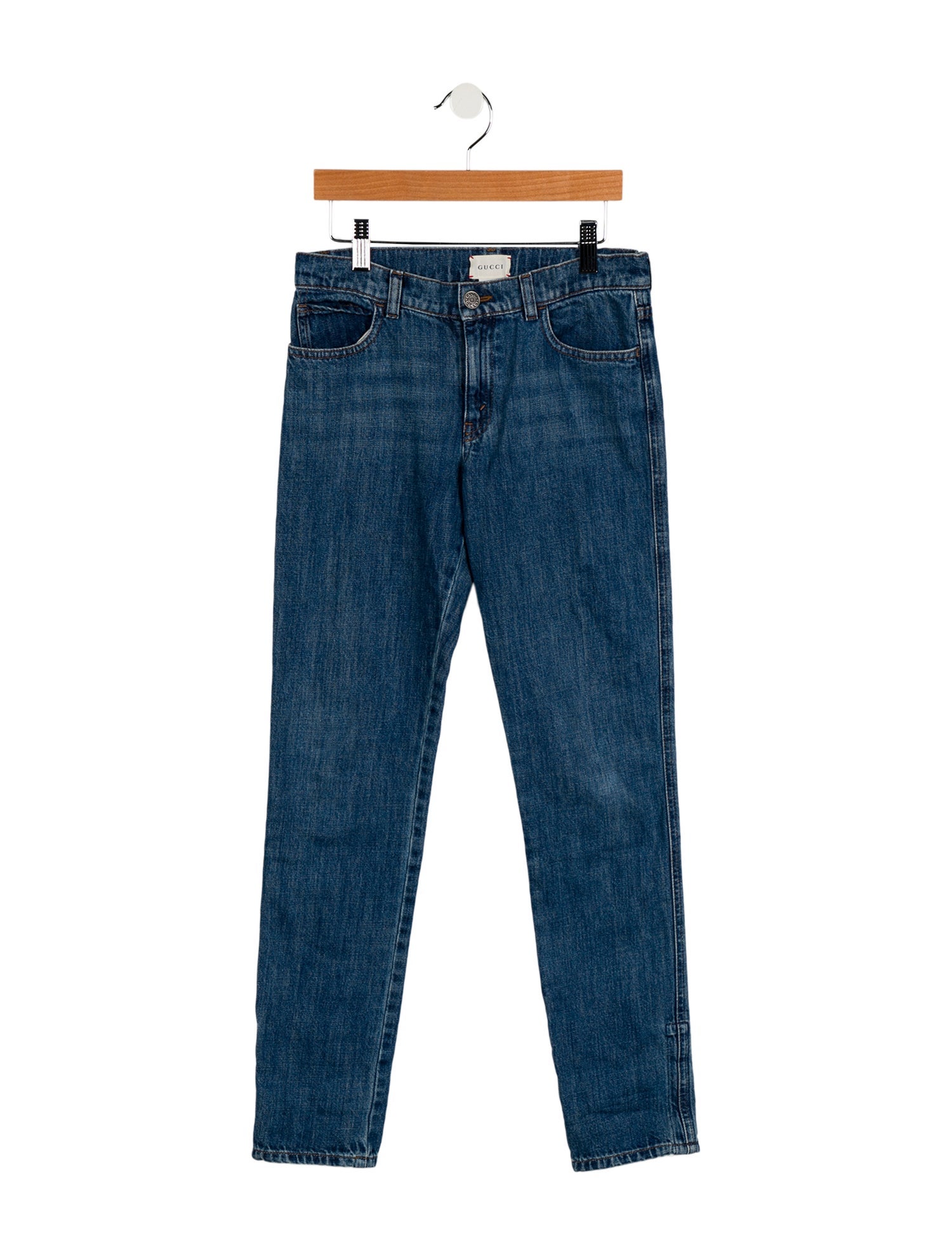 Gucci Kids' Straight Leg Jeans
